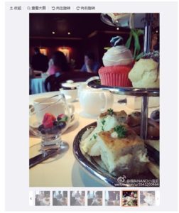 Englisches Teegebäck zum Four o'clock tea, Bild von Weibo-Nutzerin Nano, http://tinyurl.com/hbln8vc